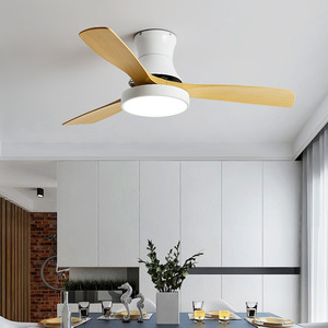<b>Ceiling</b> Fan <b>Light</b> With Led <b>Light</b> Fixed Blade For Living Room Bedroom 15-30 Sqm Integrated Electric Fan Lamp - Product Image 1