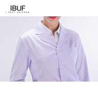 Blouse de médecin OEM blanche de haute qualité, uniforme de clinique dentaire, blouse de laboratoire