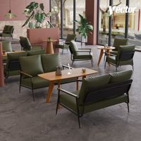 Chaise de salon moderne de haute qualité avec coussin en cuir, mobilier d'intérieur pour appartement