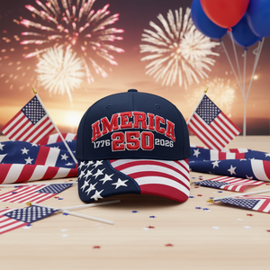 Gorra de Béisbol Patriótica Bicentenario con Bordado de <span class=keywords><strong>Bandera</strong></span> de EE. UU. y Diseño de Leopardo, 250 Años de América 2026 - Product Image 2