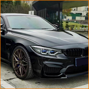 Para <span class=keywords><strong>BMW</strong></span> F32 F36 Serie 4 M4 2013-2019 Faro LED Estilo M3 Competition Doble Proyector con Escaneo de Encendido y Marco Azul Plateado - Product Image 6