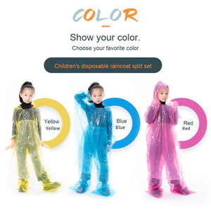 Chubasquero completo desechable ligero extra largo <span class=keywords><strong>para</strong></span> adultos impermeable <span class=keywords><strong>para</strong></span> poncho <span class=keywords><strong>para</strong></span> uso al aire libre de un solo uso - Product Image 5