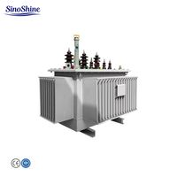 Transformateur industriel triphasé SinoShine de haute qualité, contrôles 400 kVA, transformateur de puissance immergé dans l'huile