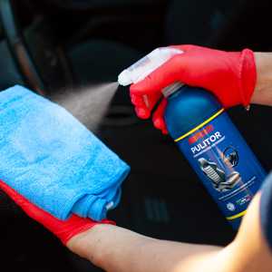 SIPOM PULITOR Detergente multiuso per interni auto 500ml concentrato contro smog, grasso, olio, sedili, pelle, tessuti, antistatico - Product Image 3