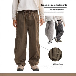 Pantalones unisex para exteriores, resistentes al agua, de secado rápido, para senderismo, planos, informales, rectos, holgados, de carga, para parejas - Product Image 1
