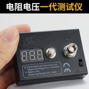 เครื่องทดสอบแบตเตอรี่โอห์มมิเตอร์แบบดิจิตอล 0.01-19.9V 0.01-19.9 โอห์ม การวัดแรงดันไฟฟ้าสำหรับคาร์โตไมเซอร์และอะตอมไมเซอร์ - Product Image 5