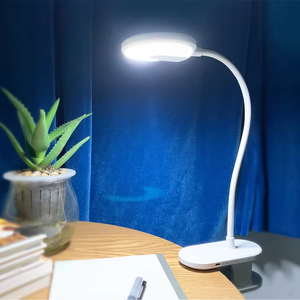 Faltbare Moderne LED-Klemmleuchte mit PC-Material 3W Lithium-Batterie 1800mAh Touch-Steuerung Augenschutz Umweltfreundlich - Product Image 1