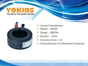 YOKINS, Transformateur de courant 400/5A, CT 400A pour ampèremètre selon le modèle IS2705 YOK-RW58 Mesure de courant alternatif - Product Image 4