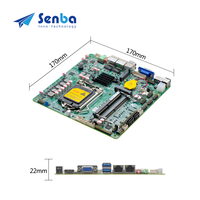 Placa Base ITX-B310C_2L LGA 1151 Mini ITX con H310C 2 HD1.4 DDR4 Doble Lan SSD DC 19V