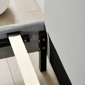 Hiện Đại Đồ Nội Thất Giường Kết Hợp Khung Giường Tùy Chỉnh Kích Thước Vải Da Bìa Bọc Nền Tảng Giường Với Đầu Giường - Product Image 4