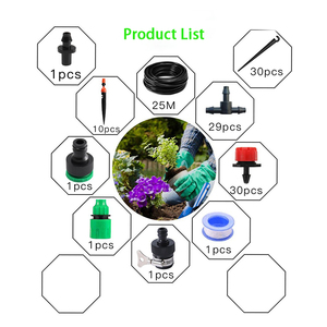 Ensemble d'accessoires d'irrigation, kit complet d'irrigation automatique en PVC pour terres agricoles, jardins et cours, ensemble d'arrosage et d'irrigation - Product Image 6