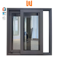 Nouvelles tendances ouragan impact verre trempé aluminium inclinable et fenêtre coulissante villa cuisine sécurité fenêtres coulissantes