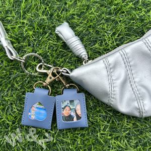 Mini álbum de fotos llavero múltiple foto conmemorativa llavero para mamá papá recuerdo regalo cuero marco de fotos ANIVERSARIO DE San Valentín - Product Image 3