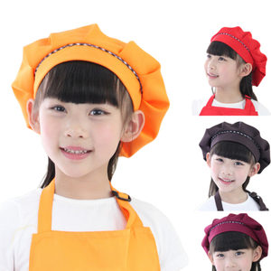 Tùy chỉnh trẻ em artwear có thể điều chỉnh Tạp dề thiết lập cá nhân sơn smock với đầu bếp hat & tay áo có tính năng quảng cáo in logo - Product Image 6