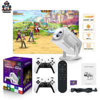 ZOKU Beliebter Tragbarer Projektor HCS350MAX Quad-Core Stabile Leistung Sprachfernbedienung Heimkino Werkspreis
