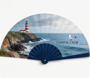 Abanicos Plegables Personalizados con Logotipo, Abanico de Bambú Plegable Grande de 13 Pulgadas, Venta Caliente - Product Image 4