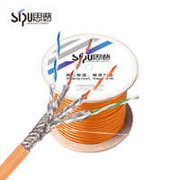 Cable LAN Cat6 de Alta Velocidad SIPU, UTP FTP SFTP 24AWG, Cable Ethernet Gigabit, Logotipo Personalizado OEM, Cable de Red de Cobre CCA, 305M