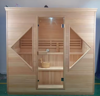 2026 Harga Terjangkau Ruang Sauna Uap Kering Modern Dalam Ruangan 1-4 Orang Kayu Solid Hemlock Panel Kontrol Komputer Bersertifikasi CE Merek YD