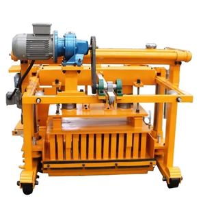 QT40 mesin Diesel 3a mesin pembuat blok seluler jenis peletak telur produksi tanah liat bata - Product Image 2