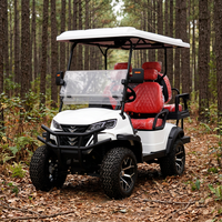 Voiturette de golf électrique homologuée pour la route Augus, 6 places, batterie lithium LSV, certifiée CE/DOT/EEC/GCC, 48V, 500 kg, autonomie 90 km, USA