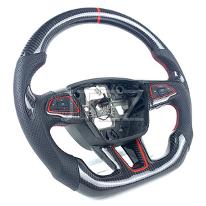 FOR Ford <strong>Focus</strong> MK3 <strong>MK2</strong> ST <strong>RS</strong> 2015 2016 2018 2019 Steering Wheel Carbon Fiber Automotive Interior - Product Image 3