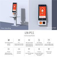 Machine d'auto-caisse à écran tactile numérique OEM Kiosque interactif de paiement de factures Lecteur de codes-barres Kiosque de commande en libre-service