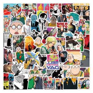 110 pz/borsa Nuovo Design <span class=keywords><strong>Anime</strong></span> SAKAMOTO <span class=keywords><strong>DAYS</strong></span> Adesivi in Vinile Rimovibili Impermeabili per Decorazione Skateboard Telefono Laptop - Product Image 1