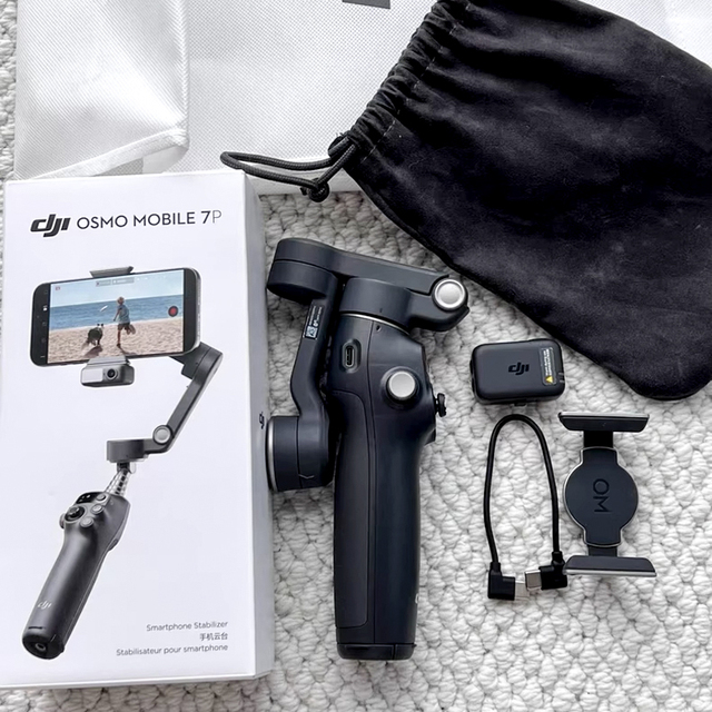 New Arrival Osmo Mobile 7 / Mobile 7P Robust 3-Axis Gimbal Stabilization 10 Hour Battery Life & Phone Charging for OM 7 / OM 6