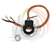 Capteur de position angulaire haute résistance aux vibrations 14 bits pour moteurs électriques, diamètre extérieur 52 mm, ouverture du rotor 18 mm