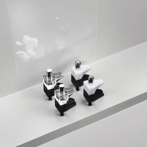 L'étagère transparente d'armoire de clou soutient des connecteurs de cloison de ménage de support de conseil de couche - Product Image 4