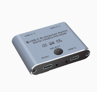 USB-C 3.1 Bidirectional KVM Switch 2-in-1 Out Thunderbolt 3 untuk Laptop Tablet Ponsel Satu Monitor Keyboard Mouse Berbagi