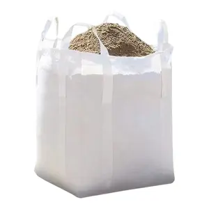 2023 Super Sack Bulk Jumbo FIBC Container Big Bag 1000kg Ton Bags Best Price Good Quality Safety Factor 5:1