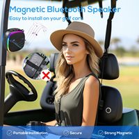 Speaker Portabel nirkabel magnetik RGB, pengeras suara Mini tahan air IPX5 untuk troli Golf, pesta, luar ruangan, pantai, hadiah terbaik