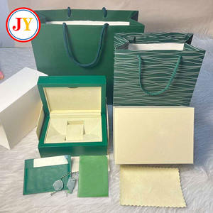 Factory Direct Sale Green Watch Package Box Luxury Brand Box Gift Top Version 2025 New Watch case Wooden Box - Product Image 2