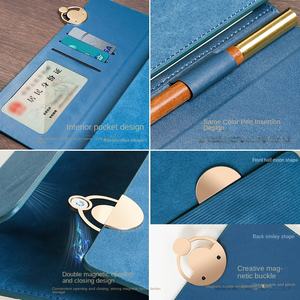 Scatola Regalo per Quaderno con Segnalibro Personalizzabile, Souvenir per la Festa degli Insegnanti per Anziani con Design 'Città Proibita' in Pelle - Product Image 4