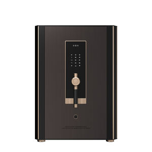Coffre-fort électronique biométrique en acier, étanche, avec lecteur NFC, pour bouteilles, boissons, boissons gazeuses, boissons chaudes, boissons froides, boissons alcoolisées, boissonsgazeuses, boissons              alcoolisées, bois - Product Image 1