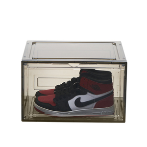 High transparency door rack shoes organizer storage cabinet drop side shoe box