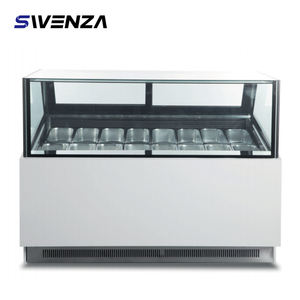 Swenza 아이스크림 디스플레이 냉동고 완전 밀폐형 압축기, 에너지 효율 및 저소음 - Product Image 2