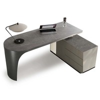 Mobilier de bureau de gestion de luxe bureau de travail bureau de patron au design moderne ensemble de bureau de direction table de bureau avec chaise