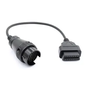 高品质MB 38Pin连接器兼容Benz 38Pin至16Pin OBD2 OBDII诊断适配器连接器电缆