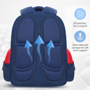 Mochila Escolar Primaria para Estudiantes de 1º a 3º Grado, Estilo Británico, Unisex, de Nailon y Poliéster, Ligera, de Gran Capacidad, con Protector de Mochila - Product Image 4