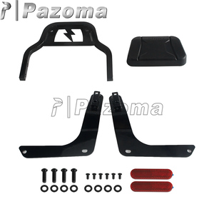 Barre Sissy à profil bas de style club de moto facile à installer pour Harley <span class=keywords><strong>M8</strong></span> Softail <span class=keywords><strong>Fat</strong></span> <span class=keywords><strong>Bob</strong></span> FXFB/FXFBS 2018-2025 - Product Image 2