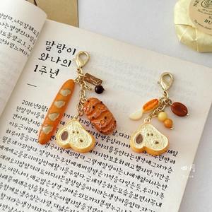 Porte-clés CHENXI personnalisé fait main en forme de pain de sucre, mini porte-clés 3D chiot café, joli porte-clés, breloque de téléphone, mini porte-clés miniature - Product Image 3
