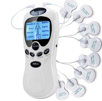 Dispositivo de Relajación Corporal Digital de Ocho Modos con Pulsaciones y Almohadillas Adhesivas para Masaje de Cuello, Espalda, Extremidades y Músculos, para Cuidado Diario en el Hogar