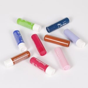 Hot Sale Multi Colored Plastic Lip Balm Cosmetic Packaging Wholesale - Product Image 2