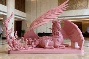 <span class=keywords><strong>Escultura</strong></span> <span class=keywords><strong>de</strong></span> Unicornio Reclinado con Alas, Estilo <span class=keywords><strong>Barroco</strong></span>, <span class=keywords><strong>de</strong></span> Resina Resistente a la Intemperie, para Instalaciones Artísticas Comerciales y Espacios Públicos - Product Image 6