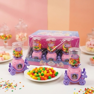 Vente en gros de jouets en plastique de dessin animé en forme de camion de <span class=keywords><strong>princesse</strong></span> avec des bonbons moelleux - Product Image 1