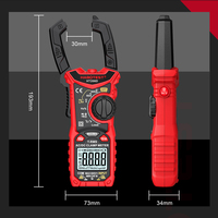 HABOTEST HT206 Digital Clamp Meter DC/AC Arus 600A Multimeter 1000V 50/60Hz Pengukur Kapasitansi dan Tegangan