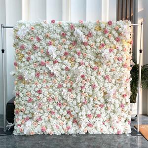 Panel de flores artificiales ampliamente utilizado como fondo para bodas, fiestas, celebraciones y decoración de eventos. - Product Image 4