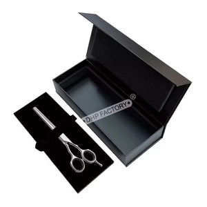 Caja de Regalo de Cartón Rígido de Lujo Hecha a Mano con Impresión Personalizada <span class=keywords><strong>para</strong></span> Tijeras de Pelo Negras, Caja <span class=keywords><strong>para</strong></span> Tijeras - Product Image 1